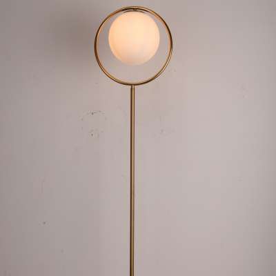 LED Reading and Floor Lamp for Living Rooms & Bedrooms - Classy  Antique Brass/Gold